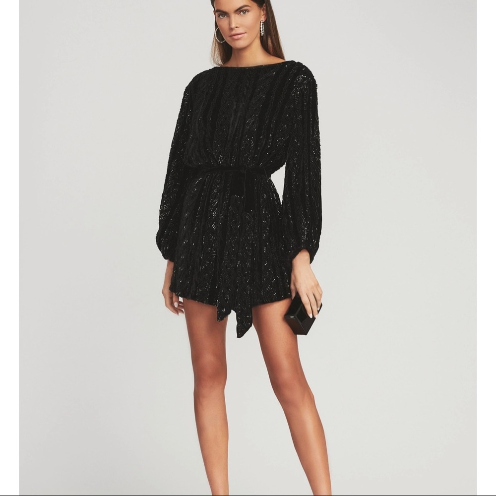 Retrofete black Cable knit Grace dress (size small)